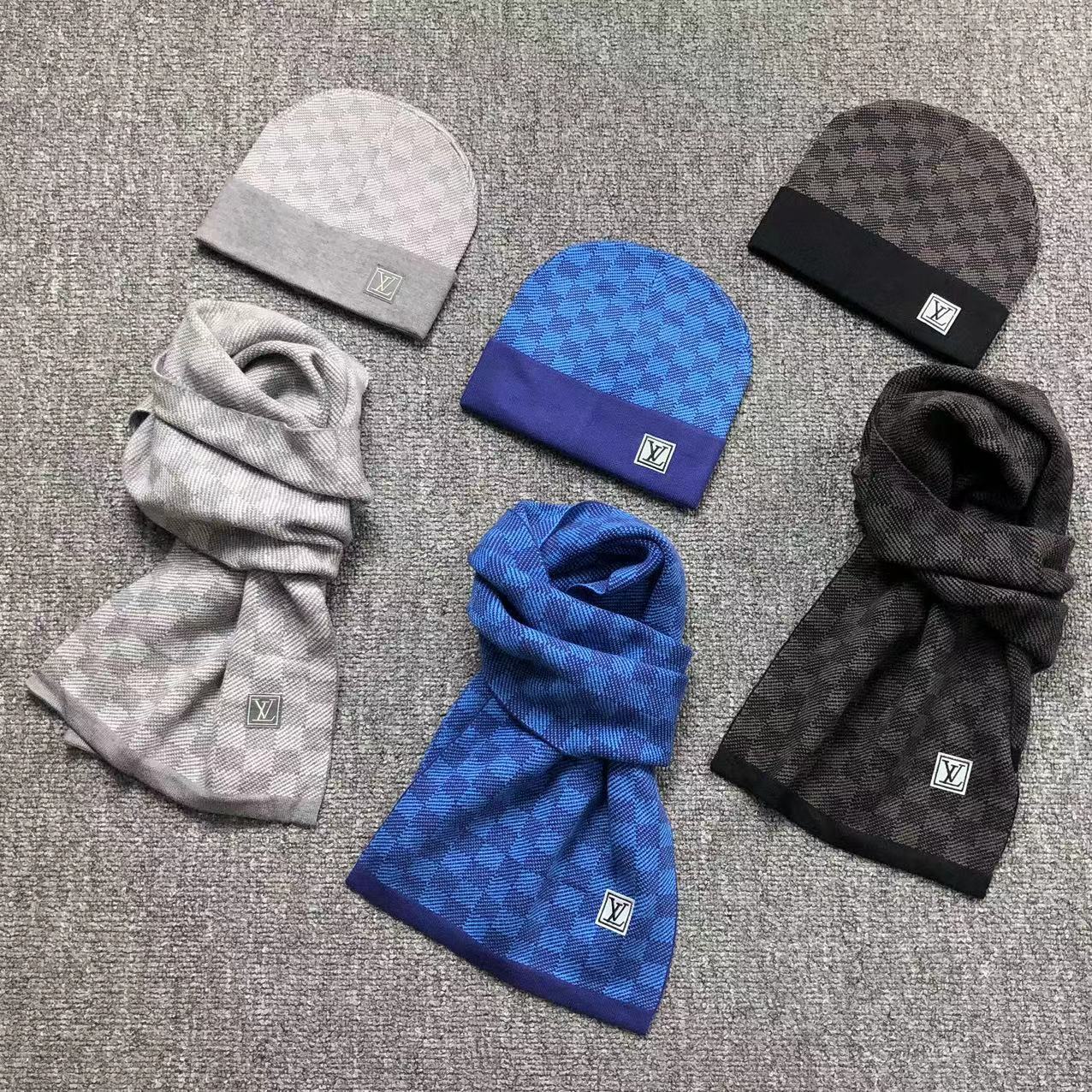 Hat with Scarf