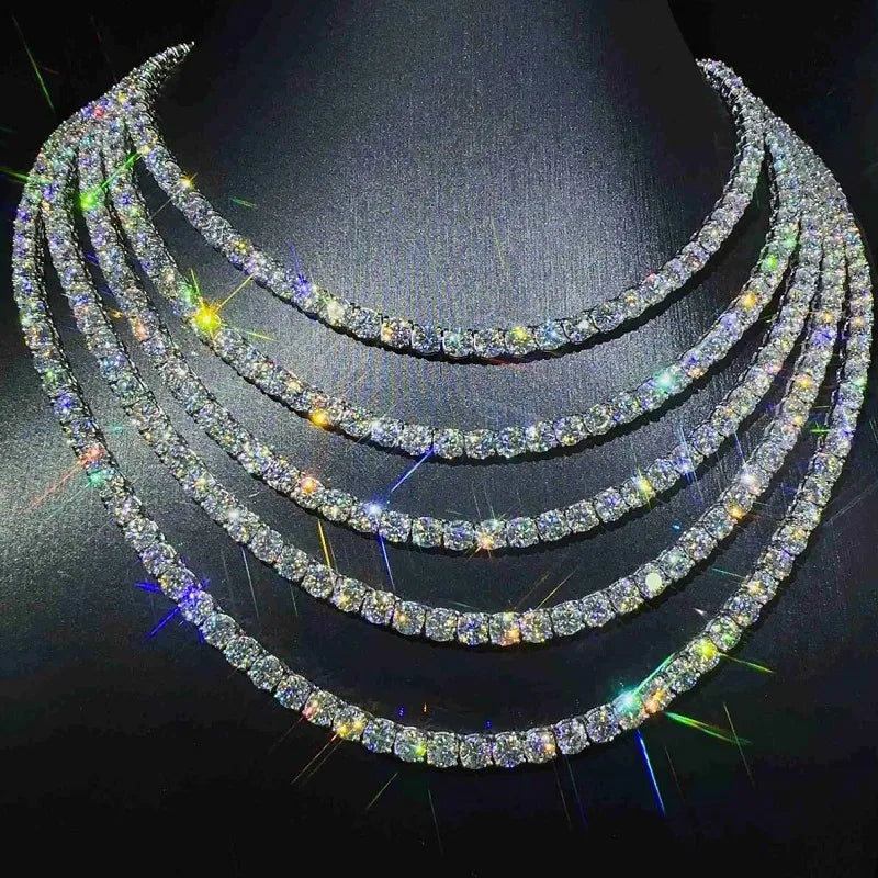 Diamond Moissanite Tennis Chains