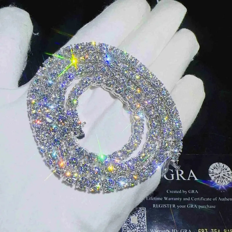 Diamond Moissanite Tennis Chains